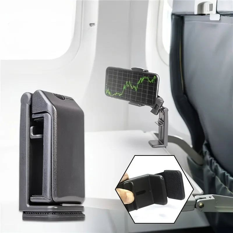 1/2pcs,Phone Holder-Car & Tabletop Mount for Hands-Free Viewing, The Ideal Gift for Travel Enthusiasts, Plane Travel Accessories