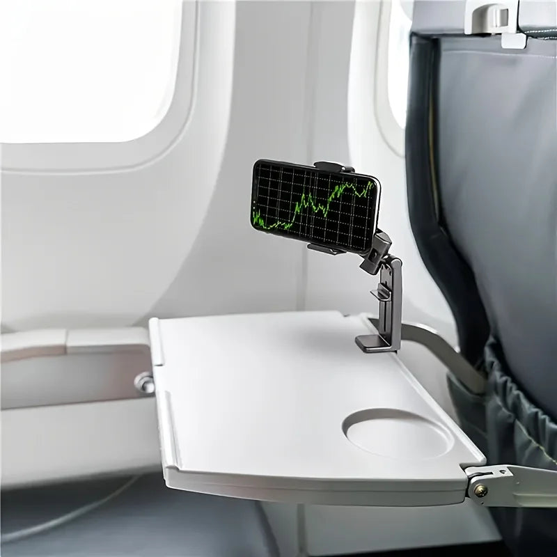 1/2pcs,Phone Holder-Car & Tabletop Mount for Hands-Free Viewing, The Ideal Gift for Travel Enthusiasts, Plane Travel Accessories