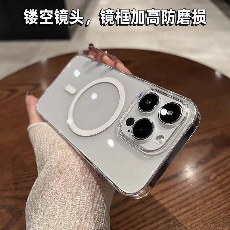 Transparent Magnetic Phone Case