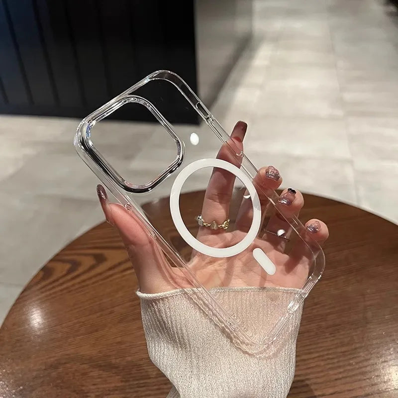 Transparent Magnetic Phone Case